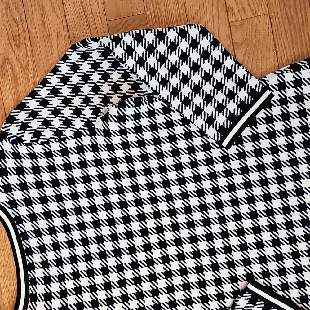 Ralph Lauren Houndstooth Knit Sheath Dress - Picture 11 of 11